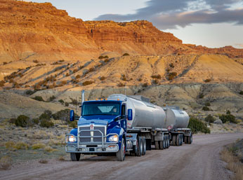 MPC Crude delivery truck in Utah