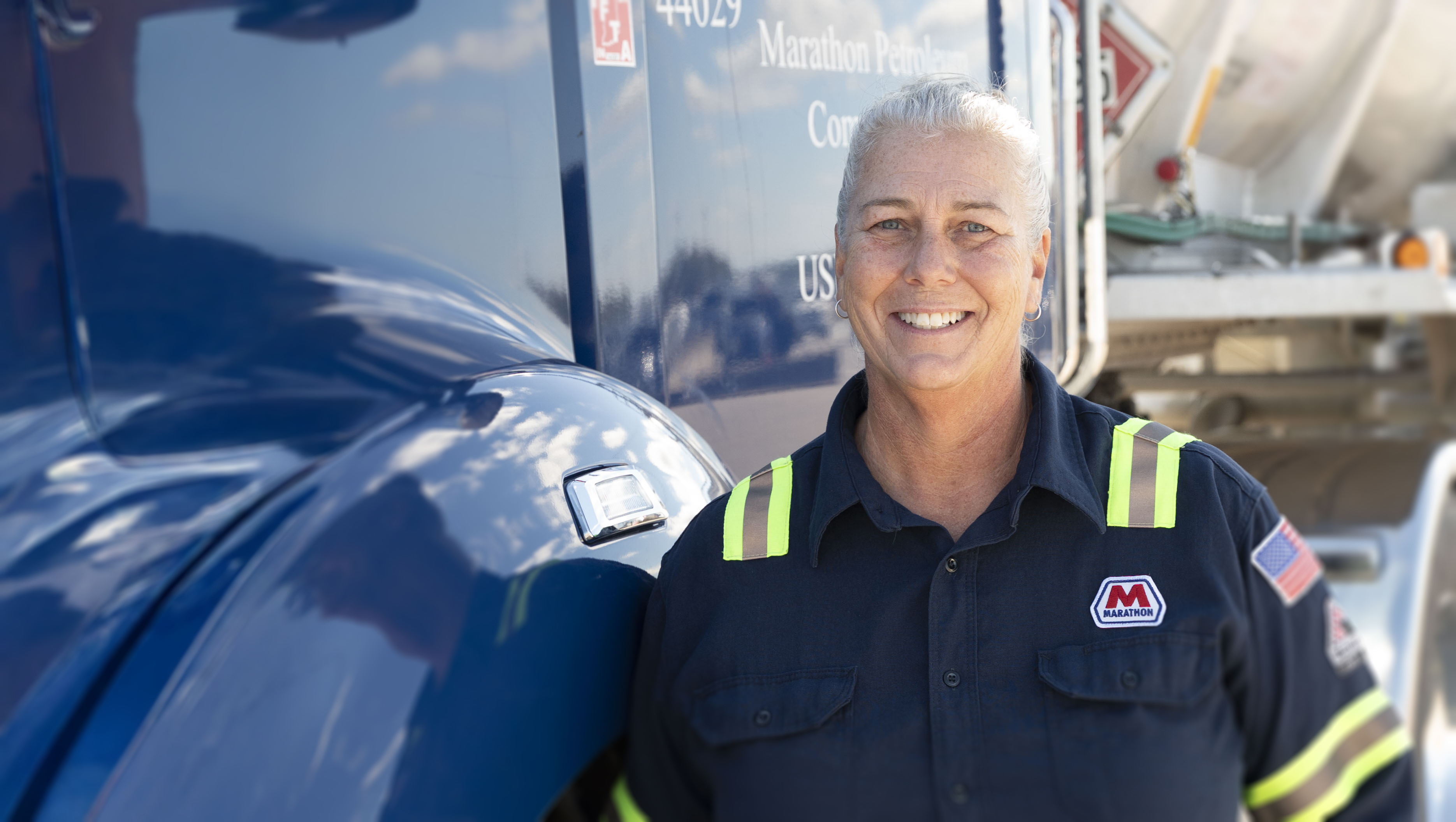 Crude driver Rhonda Demuth
